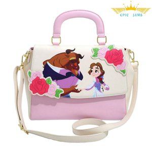 Loungefly Disney Beauty and the Beast Stroll Handbag New